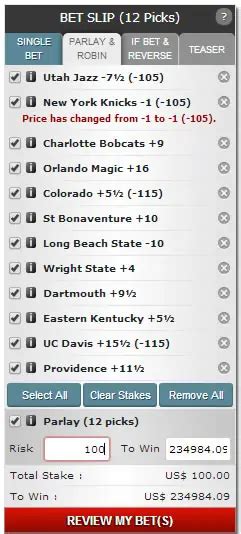 bovada parlay|4 team parlay vegas odds.